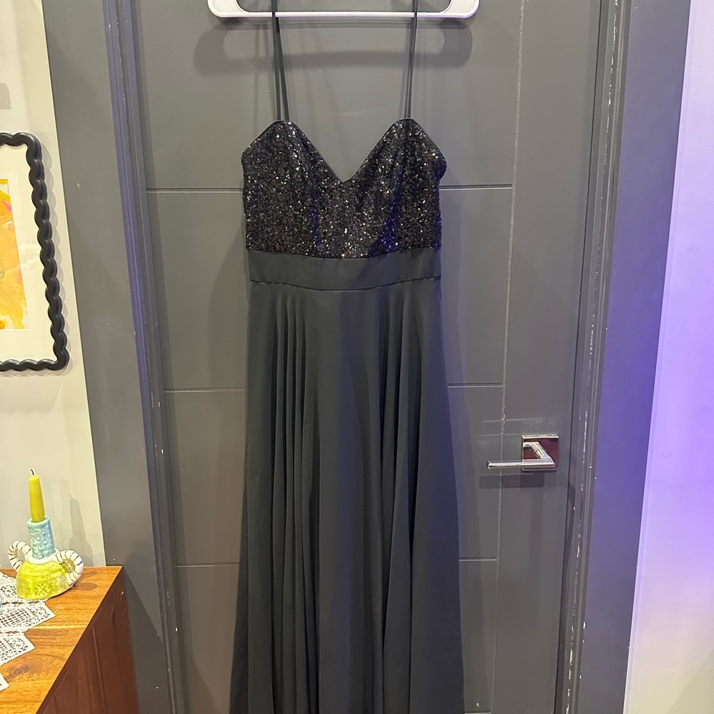 Alfred Angelo Black Sequin Dress